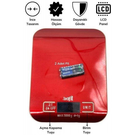 TF 1002 Hassas Ölçümlü Maksimum 5 Kg Kapasiteli Led Ekran Platin Dijital Mutfak Tartısı TF 1002 Hassas Ölçümlü Maksimum 5 Kg Kapasiteli Led Ekran Platin Dijital Mutfak Tartısı