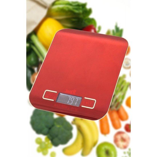 TF 1002 Hassas Ölçümlü Maksimum 5 Kg Kapasiteli Led Ekran Platin Dijital Mutfak Tartısı TF 1002 Hassas Ölçümlü Maksimum 5 Kg Kapasiteli Led Ekran Platin Dijital Mutfak Tartısı