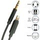 Aux Araç Dönüştürücü Ses Kablosu 3.5 mm Jack Girişli