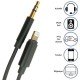 Aux Araç Dönüştürücü Ses Kablosu 3.5 mm Jack Girişli