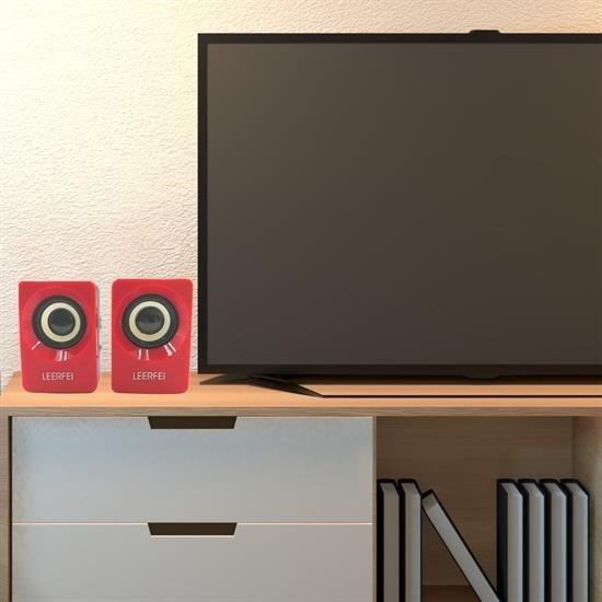 N62 1+1 Multimedia USB ve Jacklı Mini Hoparlör Yüksek Stereo Ses Sistemi 