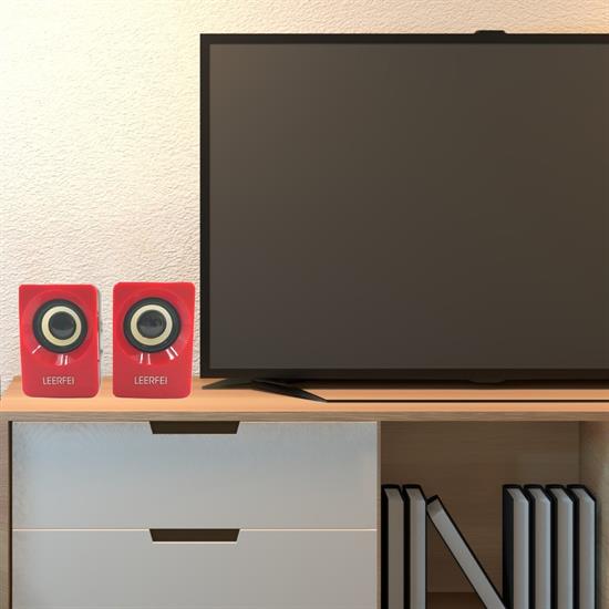 N62 1+1 Multimedia USB ve Jacklı Mini Hoparlör Yüksek Stereo Ses Sistemi 