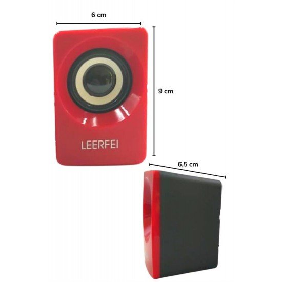 N62 1+1 Multimedia USB ve Jacklı Mini Hoparlör Yüksek Stereo Ses Sistemi 