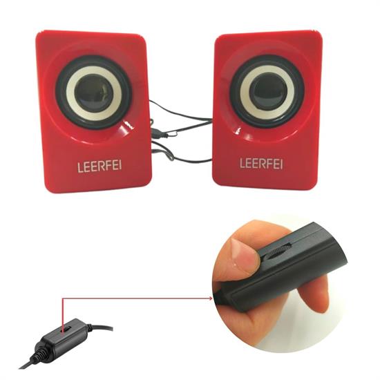 N62 1+1 Multimedia USB ve Jacklı Mini Hoparlör Yüksek Stereo Ses Sistemi 