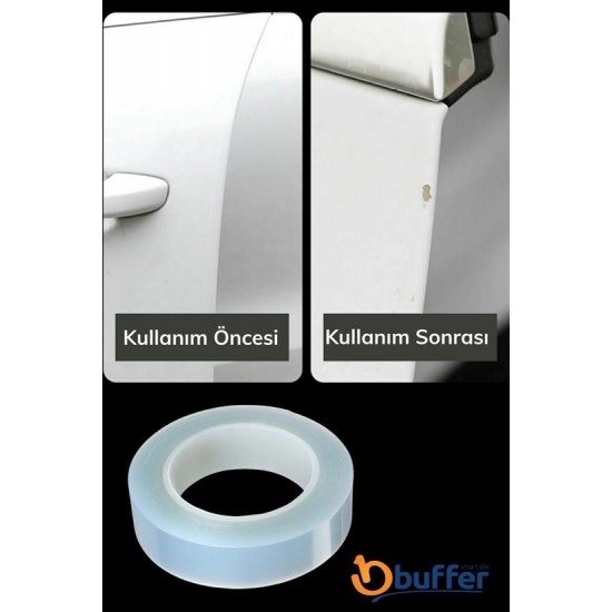 Şeffaf Su Geçirmeyen  Dayanıklı Kolay Yapışan Çizilmeye Dayanıklı Oto Darbe Koruyucu Bant