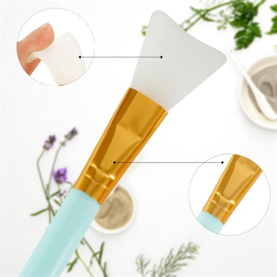 2li Silikon Temizlemesi Kolay Kullanılabilen Yüz Cilt Bakımı Maske Ve Krem Spatulası 2li Silikon Temizlemesi Kolay Kullanılabilen Yüz Cilt Bakımı Maske Ve Krem Spatulası