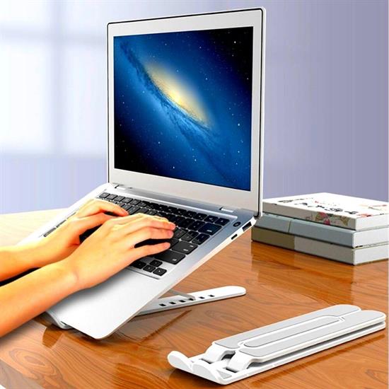 Ayarlanabilir Plastik Dizüstü Destek Tabanı Katlanabilir Taşınabilir Laptop Sehpası Yükseltici