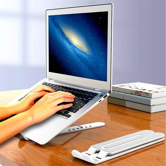 Ayarlanabilir Plastik Dizüstü Destek Tabanı Katlanabilir Taşınabilir Laptop Sehpası Yükseltici