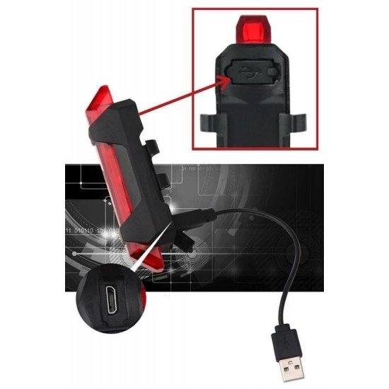 Usb Şarj Edilebilir Parlak Bisiklet Led Lamba Su Geçirmez Güvenlik Uyarı Arka Lamba Işığı Usb Şarj Edilebilir Parlak Bisiklet Led Lamba Su Geçirmez Güvenlik Uyarı Arka Lamba Işığı