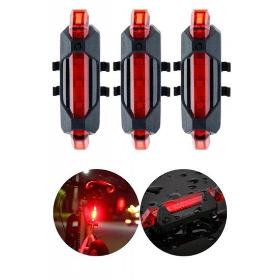 Usb Şarj Edilebilir Parlak Bisiklet Led Lamba Su Geçirmez Güvenlik Uyarı Arka Lamba Işığı Usb Şarj Edilebilir Parlak Bisiklet Led Lamba Su Geçirmez Güvenlik Uyarı Arka Lamba Işığı