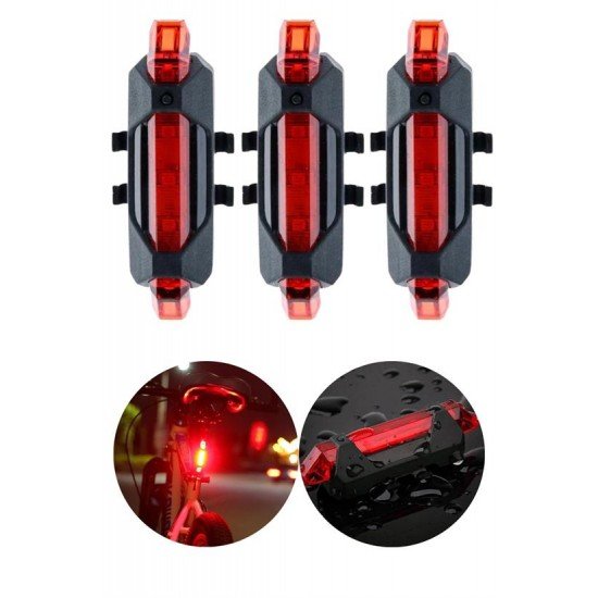 Usb Şarj Edilebilir Parlak Bisiklet Led Lamba Su Geçirmez Güvenlik Uyarı Arka Lamba Işığı Usb Şarj Edilebilir Parlak Bisiklet Led Lamba Su Geçirmez Güvenlik Uyarı Arka Lamba Işığı
