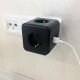 Isıya Dayanıklı Termal Akım Korumalı ve Çocuk Korumalı 3 Priz Girişli 3 USB Girişli Küp Priz Isıya Dayanıklı Termal Akım Korumalı ve Çocuk Korumalı 3 Priz Girişli 3 USB Girişli Küp Priz