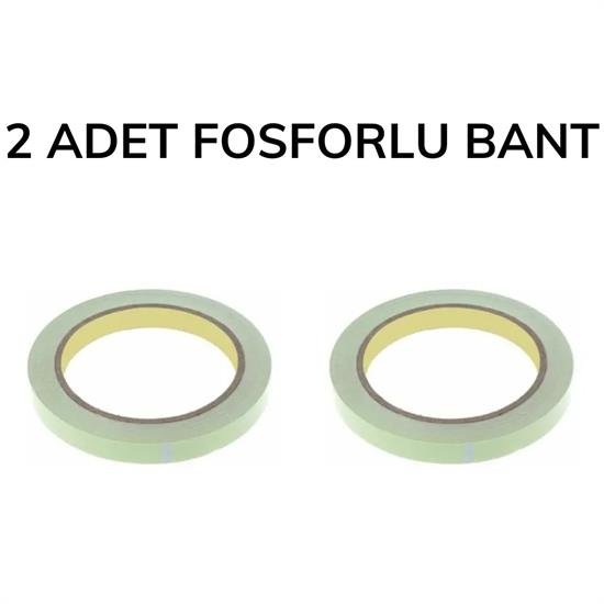 Karanlıkta Işık Veren Yansıyan 4 Metre Fosforlu Yeşil Şerit Bant Karanlıkta Işık Veren Yansıyan 4 Metre Fosforlu Yeşil Şerit Bant