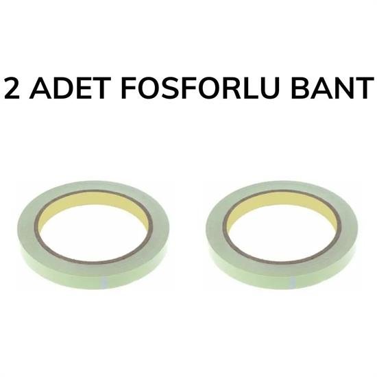 Karanlıkta Işık Veren Yansıyan 4 Metre Fosforlu Yeşil Şerit Bant Karanlıkta Işık Veren Yansıyan 4 Metre Fosforlu Yeşil Şerit Bant