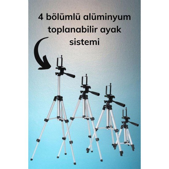 Taşıma Çantalı 130 cm Profesyonel Alüminyum Kamera Tripodu Taşıma Çantalı 130 cm Profesyonel Alüminyum Kamera Tripodu