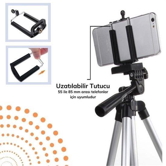 Taşıma Çantalı 130 cm Profesyonel Alüminyum Kamera Tripodu Taşıma Çantalı 130 cm Profesyonel Alüminyum Kamera Tripodu