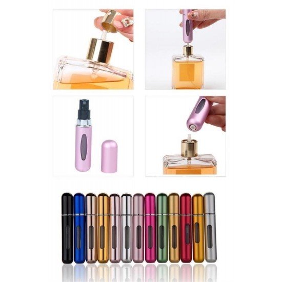 Parfüm Şişesinden Dolabilir Yedek Cep Parfüm Şişesi Aparatı Parfüm Şişesinden Dolabilir Yedek Cep Parfüm Şişesi Aparatı