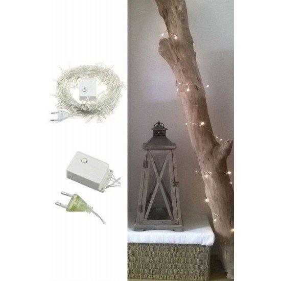 100 Ledli 8 Fonksiyonlu 10 Metre Led Aydınlatma Dekor Lambası (beyaz) 100 Ledli 8 Fonksiyonlu 10 Metre Led Aydınlatma Dekor Lambası (beyaz)