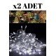 100 Ledli 8 Fonksiyonlu 10 Metre Led Aydınlatma Dekor Lambası (beyaz) 100 Ledli 8 Fonksiyonlu 10 Metre Led Aydınlatma Dekor Lambası (beyaz)