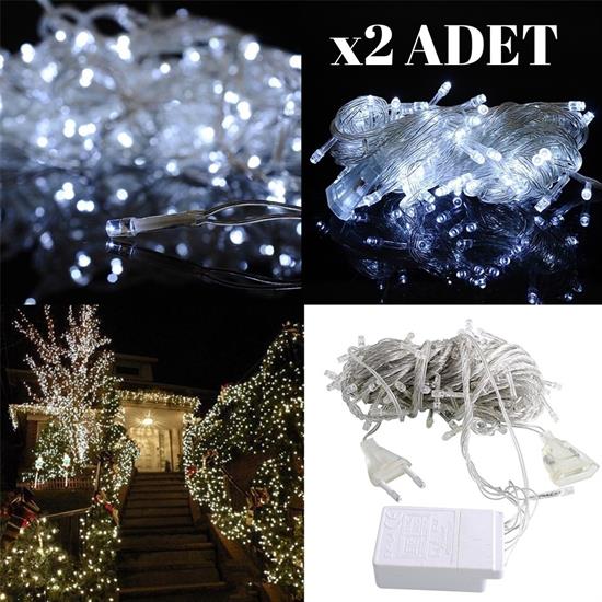 100 Ledli 8 Fonksiyonlu 10 Metre Led Aydınlatma Dekor Lambası (beyaz) 100 Ledli 8 Fonksiyonlu 10 Metre Led Aydınlatma Dekor Lambası (beyaz)