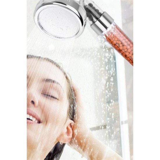 %50 Su Tasarruflu ve Arıtmalı Doğal Taşlı Banyo El Duş Başlığı %50 Su Tasarruflu ve Arıtmalı Doğal Taşlı Banyo El Duş Başlığı