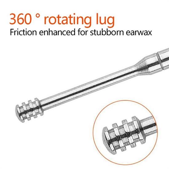 6 Parça Paslanmaz Çelik Kulak Balmumu Toplayıcı Çıkarıcı Temizleyici Bakımı Çubuk Seti