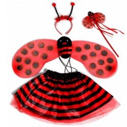 Etekli Uğur Böceği Kanat Seti 4 Parça Etekli Uğur Böceği Kanat Seti 4 Parça