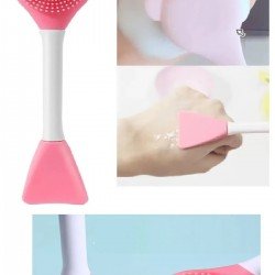 Ayıcık Fonksiyonel Cilt Bakım Fırçası Ve Maske Spatulası Yüz Temizleme Masaj Fırçası Ayıcık Fonksiyonel Cilt Bakım Fırçası Ve Maske Spatulası Yüz Temizleme Masaj Fırçası