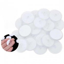 20 Adet Şeffaf Yuvarlak 3 Cm Çaplı Güçlü Disk Yapışkanlar 20 Adet Şeffaf Yuvarlak 3 Cm Çaplı Güçlü Disk Yapışkanlar