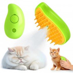 Buharlı Yumuşak Silikon Uçlu Kedi - Köpek Tüy Tarama Tarağı Yıkama Tımar Fırçası  Buharlı Yumuşak Silikon Uçlu Kedi - Köpek Tüy Tarama Tarağı Yıkama Tımar Fırçası