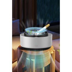 Dumanı İçine Çeken Kül Tablası Koku Duman Önleyici Fanlı Kokusuz Pilli Ev Araba Küllüğü Dumanı İçine Çeken Kül Tablası Koku Duman Önleyici Fanlı Kokusuz Pilli Ev Araba Küllüğü