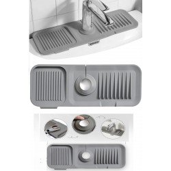 Elastik Mutfak Banyo Musluk Matı Düzenleyici Kaydırmaz Taban Organizer Lavabo Kenar Matı Elastik Mutfak Banyo Musluk Matı Düzenleyici Kaydırmaz Taban Organizer Lavabo Kenar Matı