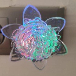 Gül Figürlü Renkli Rgb Fişli Dekoratif Gece Lambası Çocuk Odası Aydınlatma