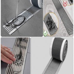4 Metre Yapışkanlı Banyo Gider Koruyucu Saç Toplayıcı – Gider Böcek Koruyucu Gider Süzgeci  4 Metre Yapışkanlı Banyo Gider Koruyucu Saç Toplayıcı – Gider Böcek Koruyucu Gider Süzgeci
