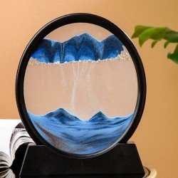 3 Boyutlu Hareketli Kum Saati Masaüstü Hediyelik 