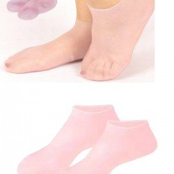 1 çift silikon jel topuk nemlendirici çorap ayak bakımı çatlama koruyucu krem çorabı