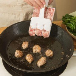 3 Bölmeli Misket Köfte Kalıbı – Yuvarlak Pirinç Topu Püre Köfte Şekillendirme Top Yapma Aparatı 3 Bölmeli Misket Köfte Kalıbı – Yuvarlak Pirinç Topu Püre Köfte Şekillendirme Top Yapma Aparatı