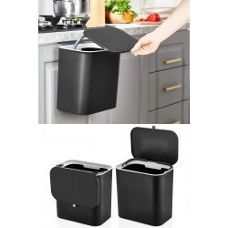 Fonksiyonel 2 Yönlü Açılır Kapaklı Kullanışlı Mutfak Tezgah Üstü veya Dolap Askılı Çöp Kovası 15 Lt Fonksiyonel 2 Yönlü Açılır Kapaklı Kullanışlı Mutfak Tezgah Üstü veya Dolap Askılı Çöp Kovası 15 Lt