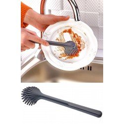 İstiridye Silikon Başlıklı Bulaşık Yıkama Fırçası - Lavabo Temizleme - Mutfak Tezgah Fırçası  İstiridye Silikon Başlıklı Bulaşık Yıkama Fırçası - Lavabo Temizleme - Mutfak Tezgah Fırçası