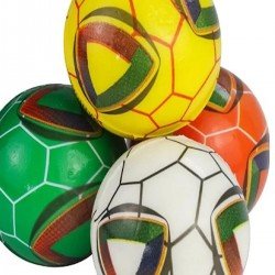 6 Cm Renkli Stres Topu - Üçgen Figürlü 6 Cm Renkli Stres Topu - Üçgen Figürlü