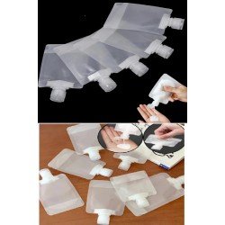 5 Adet Şeffaf Sıvı Kozmetik Çantaları Seyahat Losyon Şampuan Yüz Kremi El Sabunu Ambalajı 5 Adet Şeffaf Sıvı Kozmetik Çantaları Seyahat Losyon Şampuan Yüz Kremi El Sabunu Ambalajı