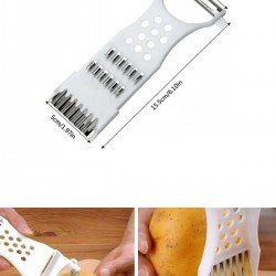 Rende Soyacak 5 Fonksiyonlu Sebze Meyve Soyucu Patates Havuç Salatalık Zencefil Doğrayıcı