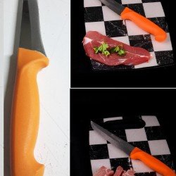 Plastik Saplı 26 cm Kurban Bıçağı Yemek Mutfak Bıçağı No.1