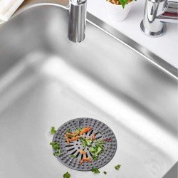 Yuvarlak  Süzgeçli Silikon Mutfak  Lavabo Ve Küvet Süzgeci Gider Süzgeci 