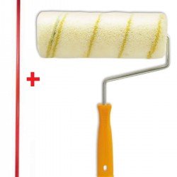 Sap Dahil Damlatmaz Tüylü Boya Rulo Fırçası 25 Cm - İç Ve Dış Cephe Boya Rulosu