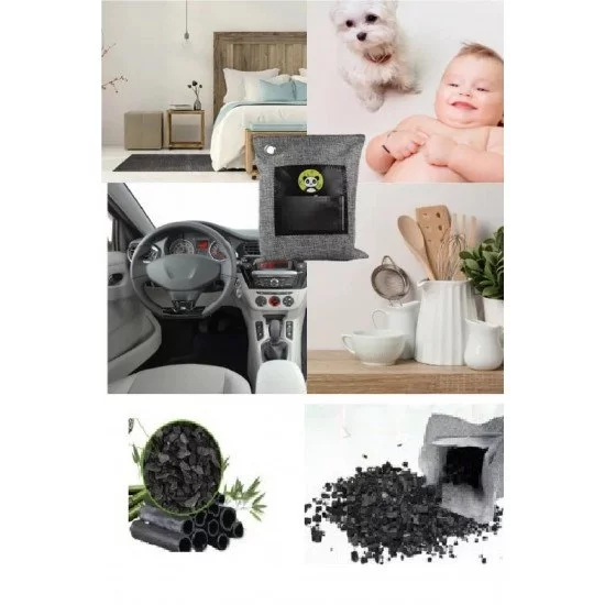 Hava Temizleme Torbası 200g Araba- Dolap- Banyo- Evcil Hayvan Koku Giderici- Bambu Kömür Koku Emici Hava Temizleme Torbası 200g Araba- Dolap- Banyo- Evcil Hayvan Koku Giderici- Bambu Kömür Koku Emici