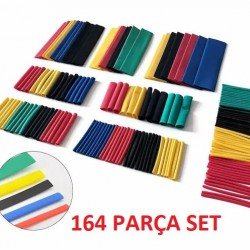 164 Parça Set Isıyla Daralan Makaron Kablo Koruyucu Kılıf 164 Parça Set Isıyla Daralan Makaron Kablo Koruyucu Kılıf