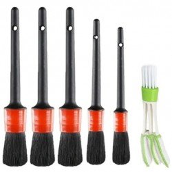 Araba Temizlik Detay Fırçası 5+1 Set Araba Temizlik Detay Fırçası 5+1 Set