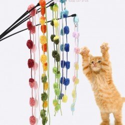 50 cm Çıngıraklı Kedi Oyun Oltası 50 cm Çıngıraklı Kedi Oyun Oltası