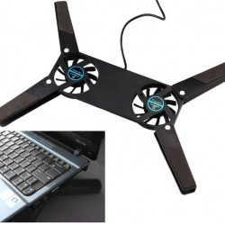 Katlanabilir Laptop Soğutucu 2 fanlı Katlanabilir Laptop Soğutucu 2 fanlı